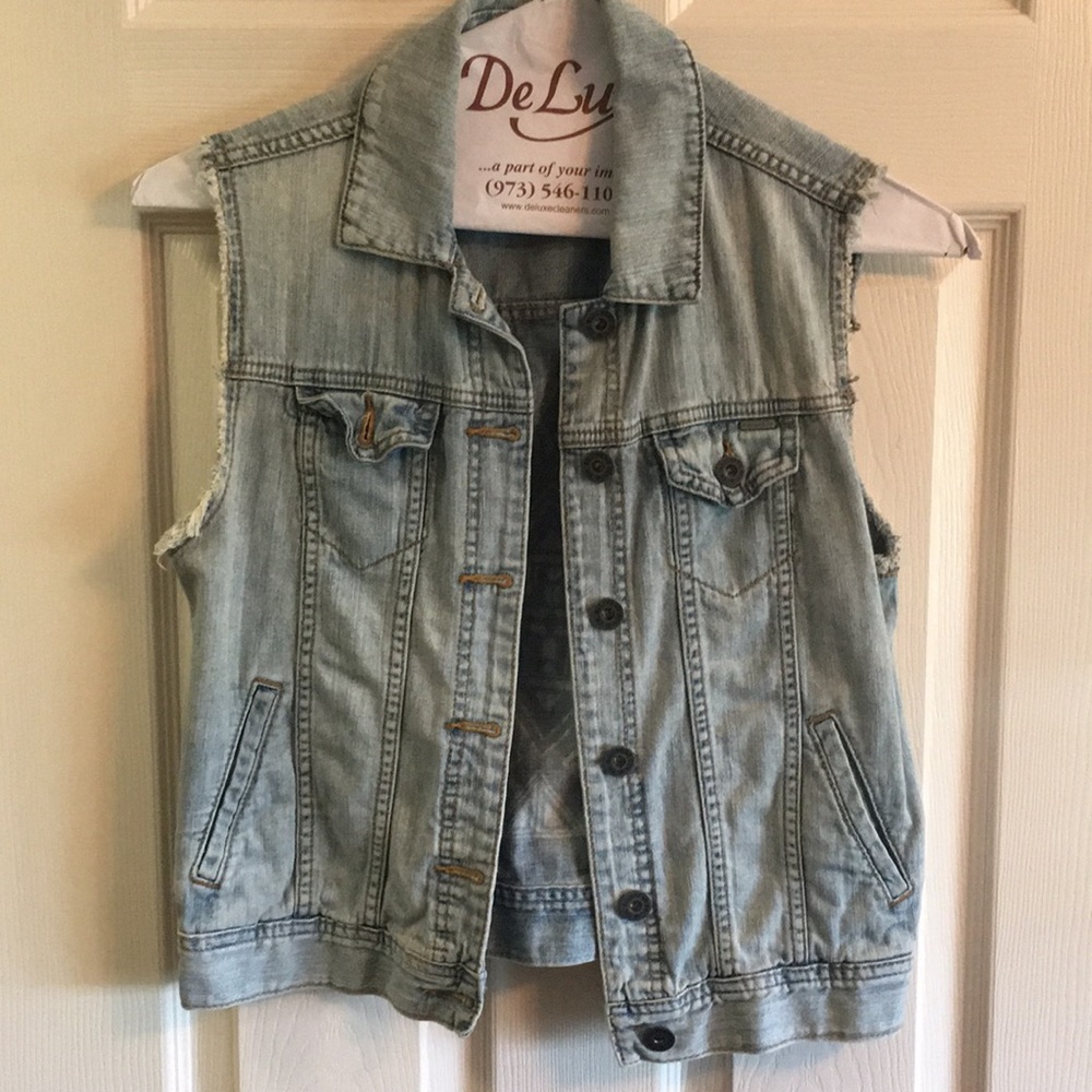 Jean jacket, size small.